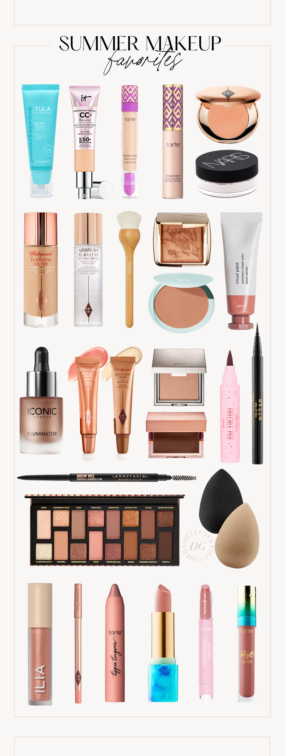 Natural Glowy Summer Makeup